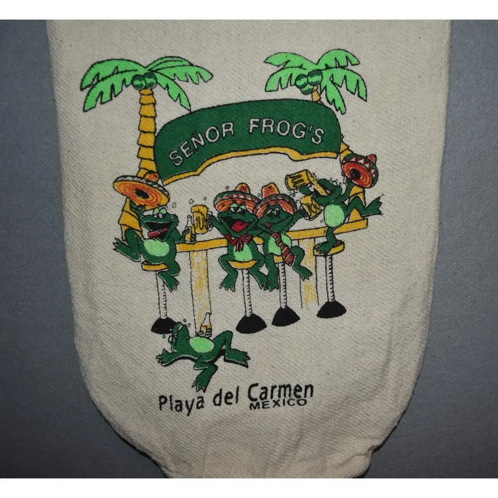 Senor Frog's Burlap Back Sack